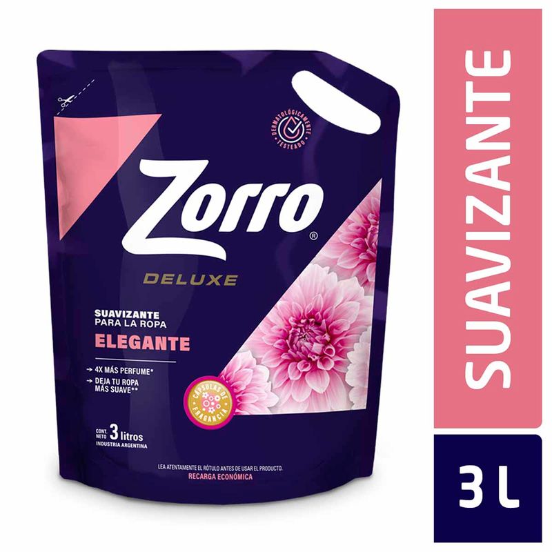 Suavizante-Zorro-Elegante-Doy-Pack-X-3lt