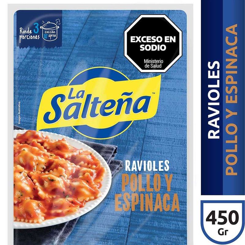 Ravioles-la-SalteÑa-Pollo-y-Espinaca-x-450gr