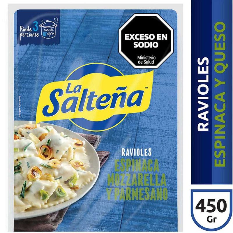 Ravioles-la-SalteÑa-Espinaca-y-Muzzarela-x-450gr