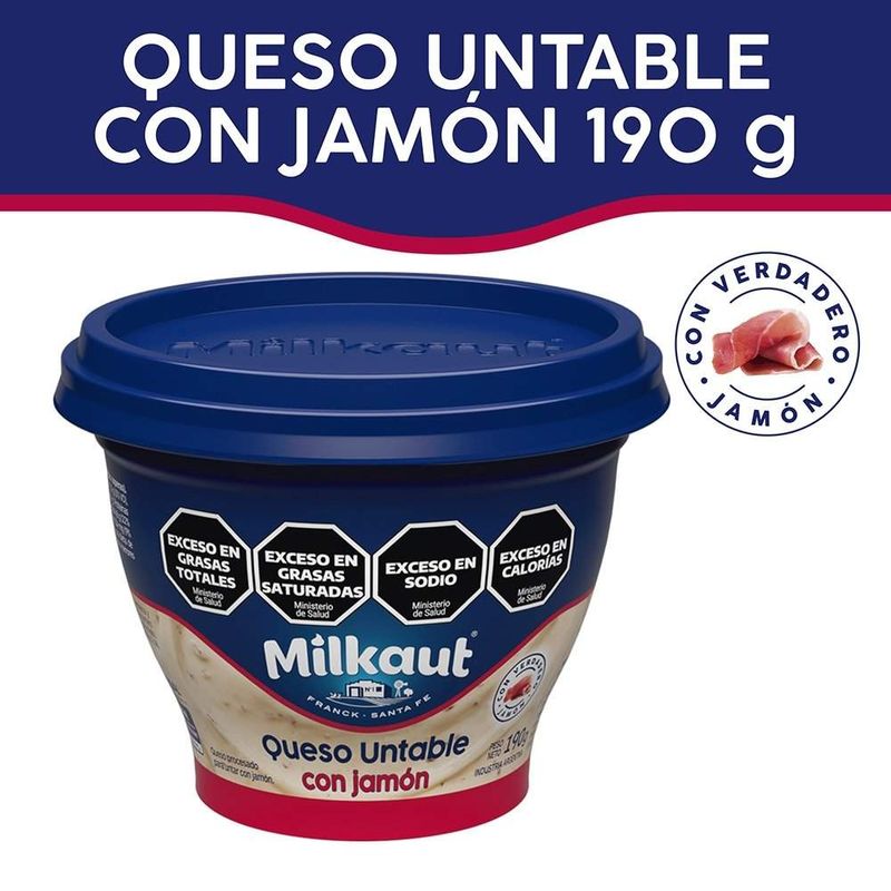 Queso-Untable-Milkaut-con-Jamon-x-190gr