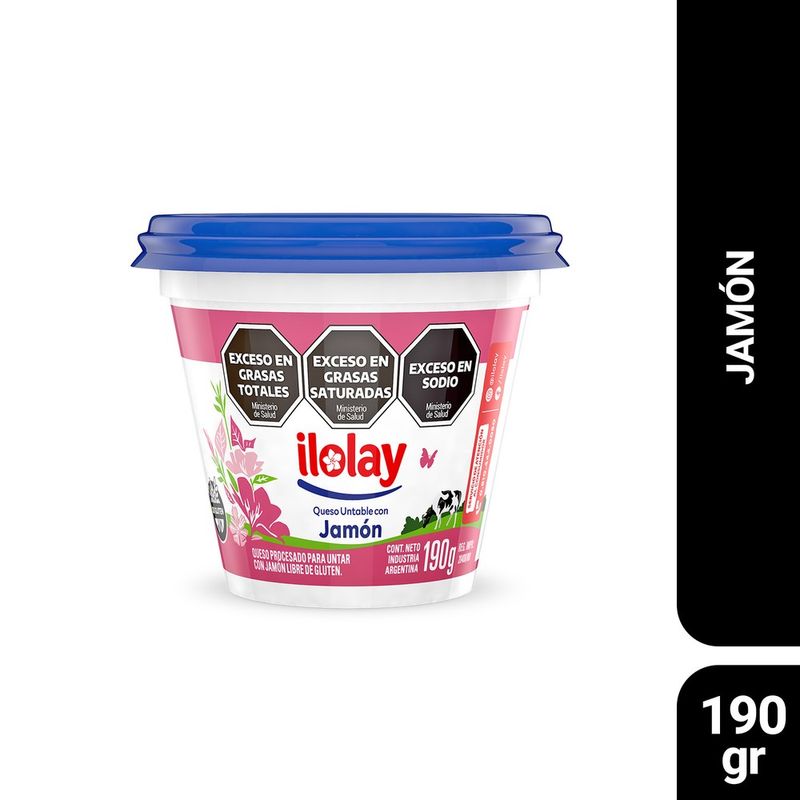 Queso-Untable-Ilolay-con-Jamon-x-190gr
