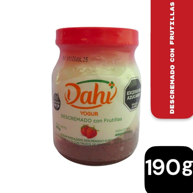 Yogur-Dahi-Batido-Descremado-con-Frutilla-Frasco-x-190gr