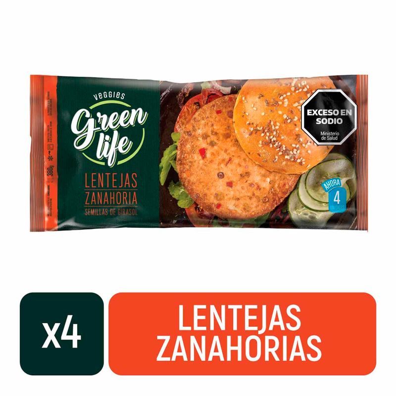 Medallones-Lentejas-zanahoria-Green-Life-4-x-380gr