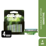 Cartucho-Gillette-Mach3-Sensitive-x-4un
