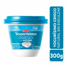 Yogur Yogurisimo Griego Natural Sin Endulzar x 300gr