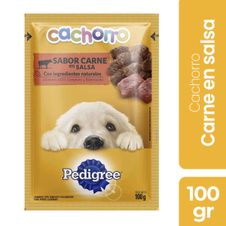 Alimento Pedigree Cachorros Sabor Carne x 100gr