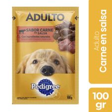 Alimento Pedigree Adulto Carne x 100gr