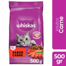 Alimento Whiskas Gato Adulto Sabor Carne x 500gr