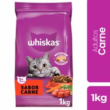 Alimento Whiskas Gato Adulto Sabor Carne x 1kg