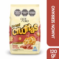 Crujitas 9 de Oro Jamon Serrano x 120gr