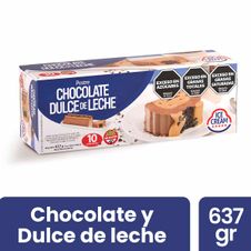 Postre Chocolate y Dulce de Leche Ice Cream x 637gr