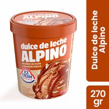 Helado Dulce de Leche Alpino Ice Cream x 270gr