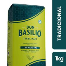 Yerba Don Basilio Tradicional x 1kg