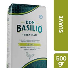 Yerba Don Basilio Suave x 500gr