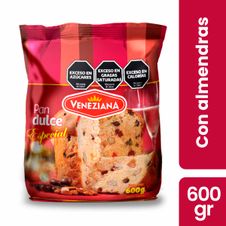 Pan Dulce Veneziana con Almendras x 600gr