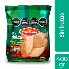 Pan Dulce Veneziana Sin Frutas x 400gr