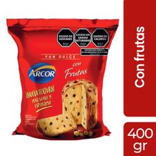 Pan Dulce Arcor con Frutas x 400gr