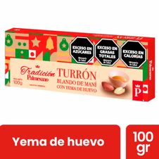 Turron Mani Blando Yema Palmesano x 100gr