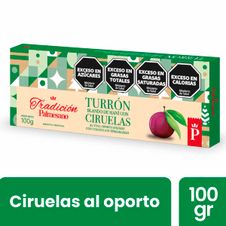 Turron Mani Palmesano Ciruelas al Oporto x 100gr