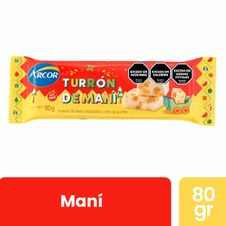 Turron de Mani Arcor x 80gr