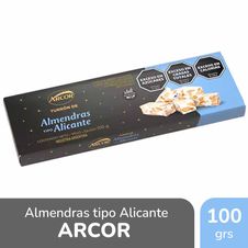 Turron Almendra Tipo Alicante Arcor x 100gr