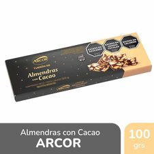 Turron Almendras con Cacao Arcor x 100gr