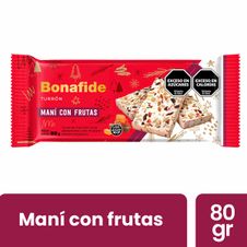 Turron Bonafide Mani con Frutas x 80gr