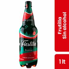 Sidra Fiestita Frutilla Sin Alcohol x 1000cc