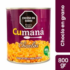 Choclo Amarillo en Grano Cumana x 800gr