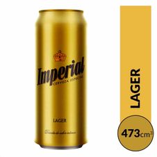 Cerveza Imperial Rubia Lata x 473cc
