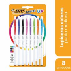 Boligrafo Bic Cristal Up x 8un