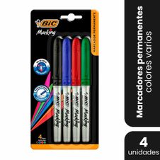 Marcador Bic Permanente x 4un