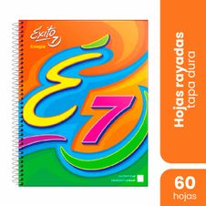 Cuaderno Exito Tapa Dura E7 Rayado x 60 Hojas
