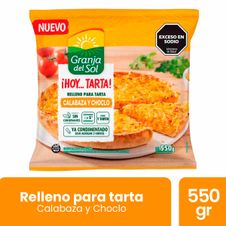 Relleno para Tarta Granja del Sol Calabaza y Choclo x 550gr