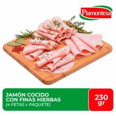 Jamon Cocido Finas Hierbas Piamontesa en Fetas x 230gr