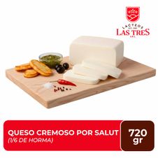 Queso Cremoso por Salut las Tres x 720gr